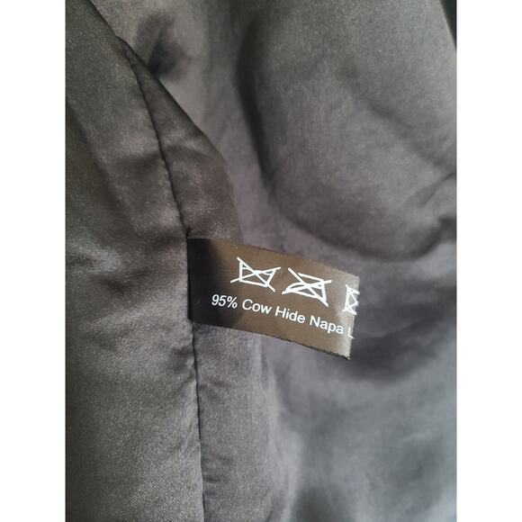 Laurie Lee Custom Leather Biker Jacket Your Loss Napa Leather Size Small - Picture 8 of 8